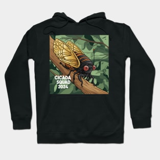 The Cicada Entomology Brood XIII and XIX Cicada Squad 2024 Hoodie